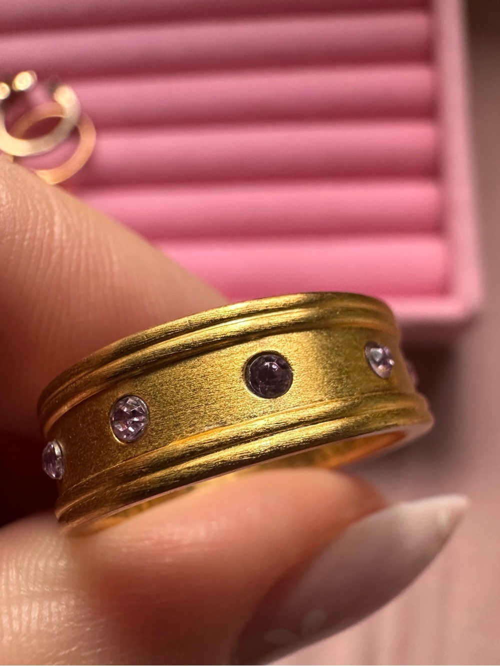 Express • Y2K Carved Rose Floral Ring Set - Picture 5 of 13